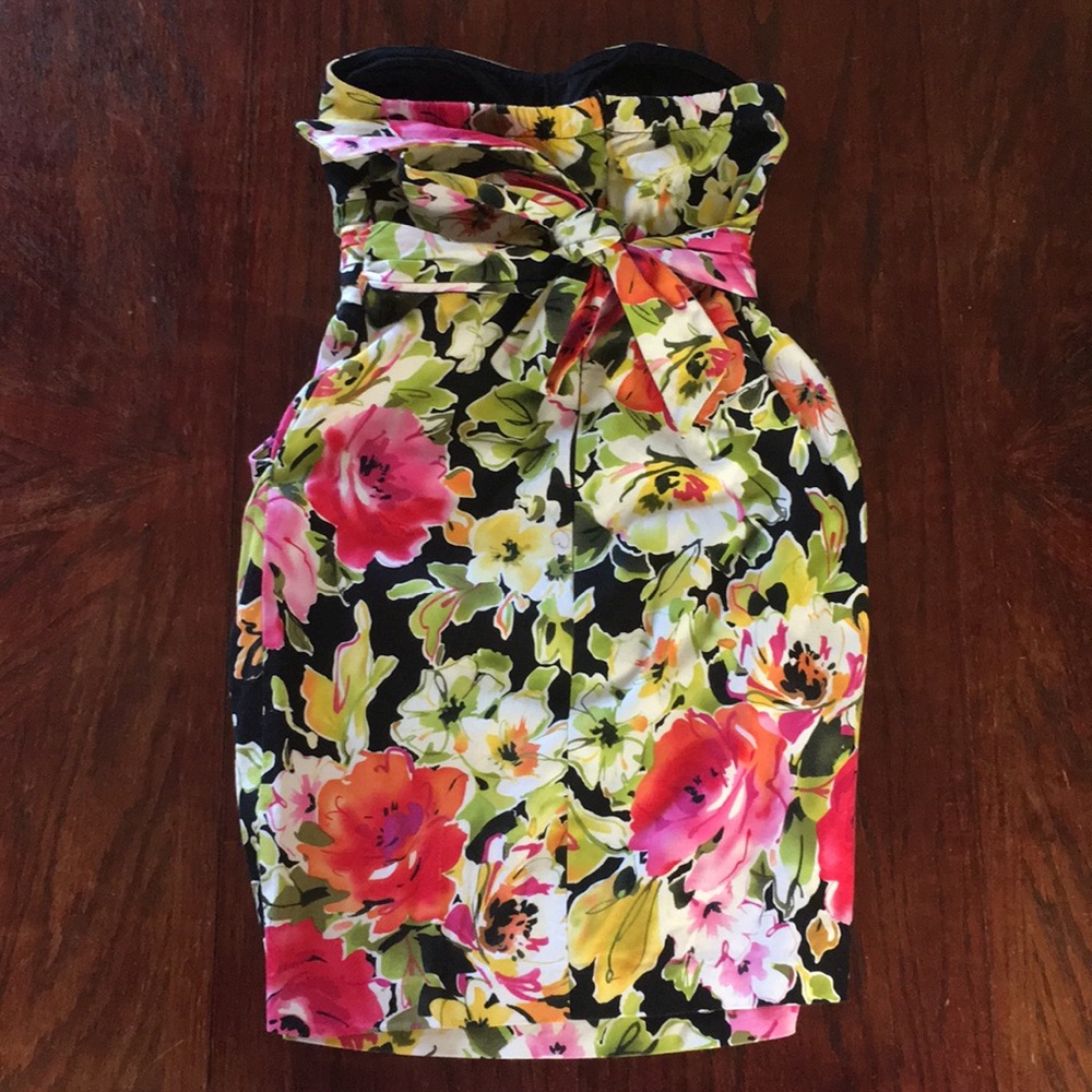 Snap Floral Mini Dress - Picture 2 of 4
